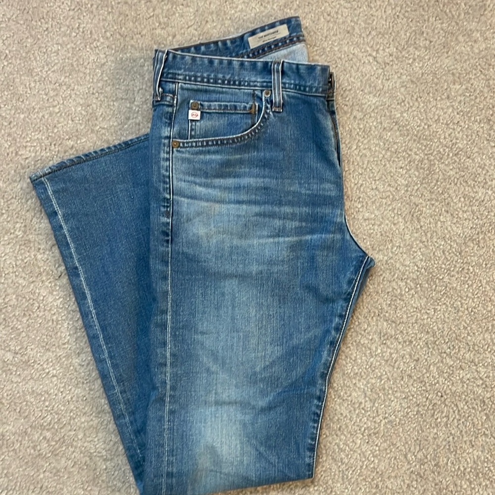 AG Matchbox Slim Straight Jeans 33w